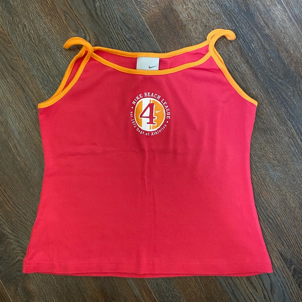 🌺2/$15 Nike pink spaghetti strap top